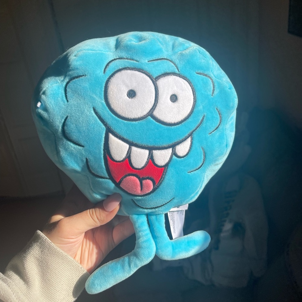 Blue raz jolly rancher cute plush stuffed toy
